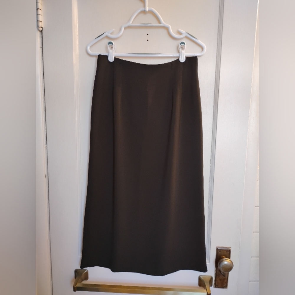 Briggs New York Classic Black A-Line Skirt
